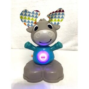 Fisher Price Linkimals 7" Moose Musical Lights Sounds 2018
